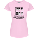 Its a Lorry Driver Thing Funny Trucker Truck Womens Petite Cut T-Shirt Light Pink