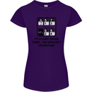 Its a Lorry Driver Thing Funny Trucker Truck Womens Petite Cut T-Shirt Purple