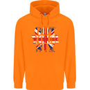 Ive Got Your Six Union Jack Flag Army Paras Childrens Kids Hoodie Orange