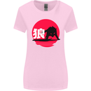 Japanese Wolf Japan Womens Wider Cut T-Shirt Light Pink