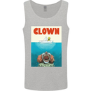 Jaws Funny Parody Clown Halloween Horror Mens Vest Tank Top Sports Grey