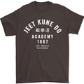 Jeet Kune Do Academy MMA Martial Arts Mens T-Shirt Cotton Gildan Dark Chocolate