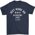 Jeet Kune Do Academy MMA Martial Arts Mens T-Shirt Cotton Gildan Navy Blue