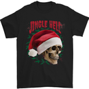 Jingle Hell Funny Christmas Skull Xmas Mens T-Shirt 100% Cotton Black