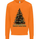 Jingle Your Star Sign Funny Christmas Xmas Mens Sweatshirt Jumper Orange