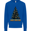 Jingle Your Star Sign Funny Christmas Xmas Mens Sweatshirt Jumper Royal Blue