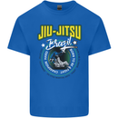 Jiu Jitsu Brazilian MMA Mixed Martial Arts Kids T-Shirt Childrens Royal Blue