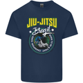 Jiu Jitsu Brazilian MMA Mixed Martial Arts Mens Cotton T-Shirt Tee Top Navy Blue
