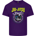 Jiu Jitsu Brazilian MMA Mixed Martial Arts Mens Cotton T-Shirt Tee Top Purple