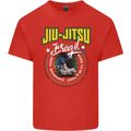 Jiu Jitsu Brazilian MMA Mixed Martial Arts Mens Cotton T-Shirt Tee Top Red