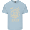 Jiu Jitsu Fighter Mixed Martial Arts MMA Kids T-Shirt Childrens Light Blue