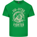 Jiu Jitsu Fighter Mixed Martial Arts MMA Mens Cotton T-Shirt Tee Top Irish Green