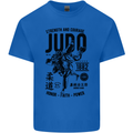 Judo Strength and Courage Martial Arts MMA Kids T-Shirt Childrens Royal Blue