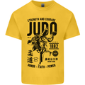 Judo Strength and Courage Martial Arts MMA Kids T-Shirt Childrens Yellow