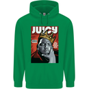 Juicy Rap Music Hip Hop Rapper Childrens Kids Hoodie Irish Green