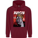 Juicy Rap Music Hip Hop Rapper Childrens Kids Hoodie Maroon