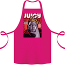 Juicy Rap Music Hip Hop Rapper Cotton Apron 100% Organic Pink