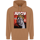 Juicy Rap Music Hip Hop Rapper Mens 80% Cotton Hoodie Caramel Latte