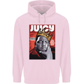 Juicy Rap Music Hip Hop Rapper Mens 80% Cotton Hoodie Light Pink