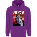Juicy Rap Music Hip Hop Rapper Mens 80% Cotton Hoodie Purple