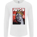 Juicy Rap Music Hip Hop Rapper Mens Long Sleeve T-Shirt White