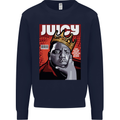 Juicy Rap Music Hip Hop Rapper Mens Sweatshirt Jumper Navy Blue