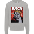Juicy Rap Music Hip Hop Rapper Mens Sweatshirt Jumper Sports Grey