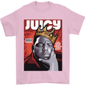 Juicy Rap Music Hip Hop Rapper Mens T-Shirt Cotton Gildan Light Pink