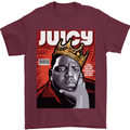 Juicy Rap Music Hip Hop Rapper Mens T-Shirt Cotton Gildan Maroon