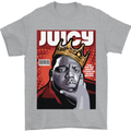 Juicy Rap Music Hip Hop Rapper Mens T-Shirt Cotton Gildan Sports Grey