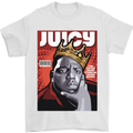 Juicy Rap Music Hip Hop Rapper Mens T-Shirt Cotton Gildan White