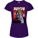 Juicy Rap Music Hip Hop Rapper Womens Petite Cut T-Shirt Purple