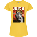 Juicy Rap Music Hip Hop Rapper Womens Petite Cut T-Shirt Yellow