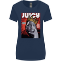 Juicy Rap Music Hip Hop Rapper Womens Wider Cut T-Shirt Navy Blue