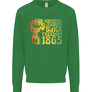 Juneteenth Black Lives Matter Freedom Mens Sweatshirt Jumper Irish Green