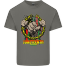 Juneteenth Black Lives Matter History Mens Cotton T-Shirt Tee Top Charcoal