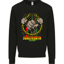 Juneteenth Black Lives Matter History Mens Sweatshirt Jumper Black