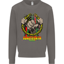 Juneteenth Black Lives Matter History Mens Sweatshirt Jumper Charcoal