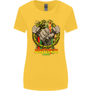 Juneteenth Black Lives Matter History Womens Wider Cut T-Shirt Yellow