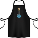 Just a Vase Funny Bong Weed Cannabis Drugs Cotton Apron 100% Organic Black
