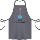 Just a Vase Funny Bong Weed Cannabis Drugs Cotton Apron 100% Organic Steel