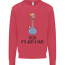 Just a Vase Funny Bong Weed Cannabis Drugs Kids Sweatshirt Jumper Heliconia
