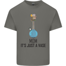 Just a Vase Funny Bong Weed Cannabis Drugs Kids T-Shirt Childrens Charcoal