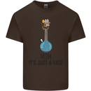 Just a Vase Funny Bong Weed Cannabis Drugs Kids T-Shirt Childrens Chocolate
