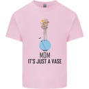 Just a Vase Funny Bong Weed Cannabis Drugs Kids T-Shirt Childrens Light Pink