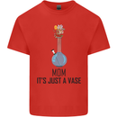 Just a Vase Funny Bong Weed Cannabis Drugs Kids T-Shirt Childrens Red