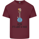 Just a Vase Funny Bong Weed Cannabis Drugs Mens Cotton T-Shirt Tee Top Maroon