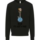 Just a Vase Funny Bong Weed Cannabis Drugs Mens Sweatshirt Jumper Black