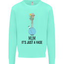 Just a Vase Funny Bong Weed Cannabis Drugs Mens Sweatshirt Jumper Peppermint