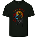 Kanata Japanese Warrior Samurai MMA Mens Cotton T-Shirt Tee Top Black